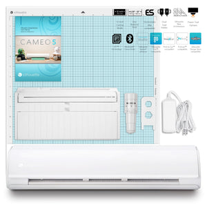 Silhouette Cameo 5 PLUS Business Bundle w/ Vinyl, Guides, Software, Tools Silhouette Bundle Silhouette 