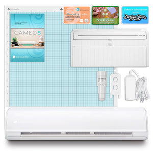 Silhouette Cameo 5 PLUS Business Bundle w/ Vinyl, Guides, Software, Tools Silhouette Bundle Silhouette 