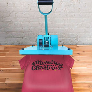 Silhouette Cameo 5 PLUS w/ 15" x 15" Turquoise Heat Press & Siser HTV Silhouette Bundle Silhouette 