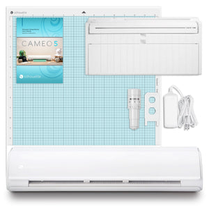 Silhouette White Cameo 5 PLUS - 15" Vinyl Cutter with Roll Feeder Silhouette Bundle Silhouette 