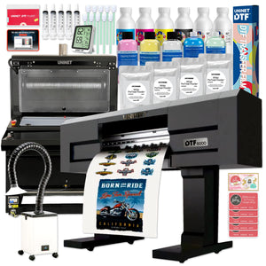 Uninet 6000 Direct To Film (DTF) Dual Head 24" Roll Printer, Slim Shaker & Training DTF Bundles UniNET 