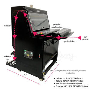 Uninet 6000 Direct To Film (DTF) Dual Head 24" Roll Printer, Slim Shaker & Training DTF Bundles UniNET 