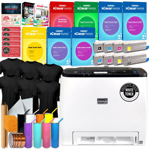 Uninet IColor 560 White Toner Printer Business & Toner Bundle w/ Media, $1044 Software Uninet Bundle UniNET 