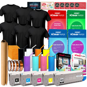 Uninet IColor 560 White Transfer Printer w/ Textile Bundle, $1044 Software Uninet Bundle UniNET 