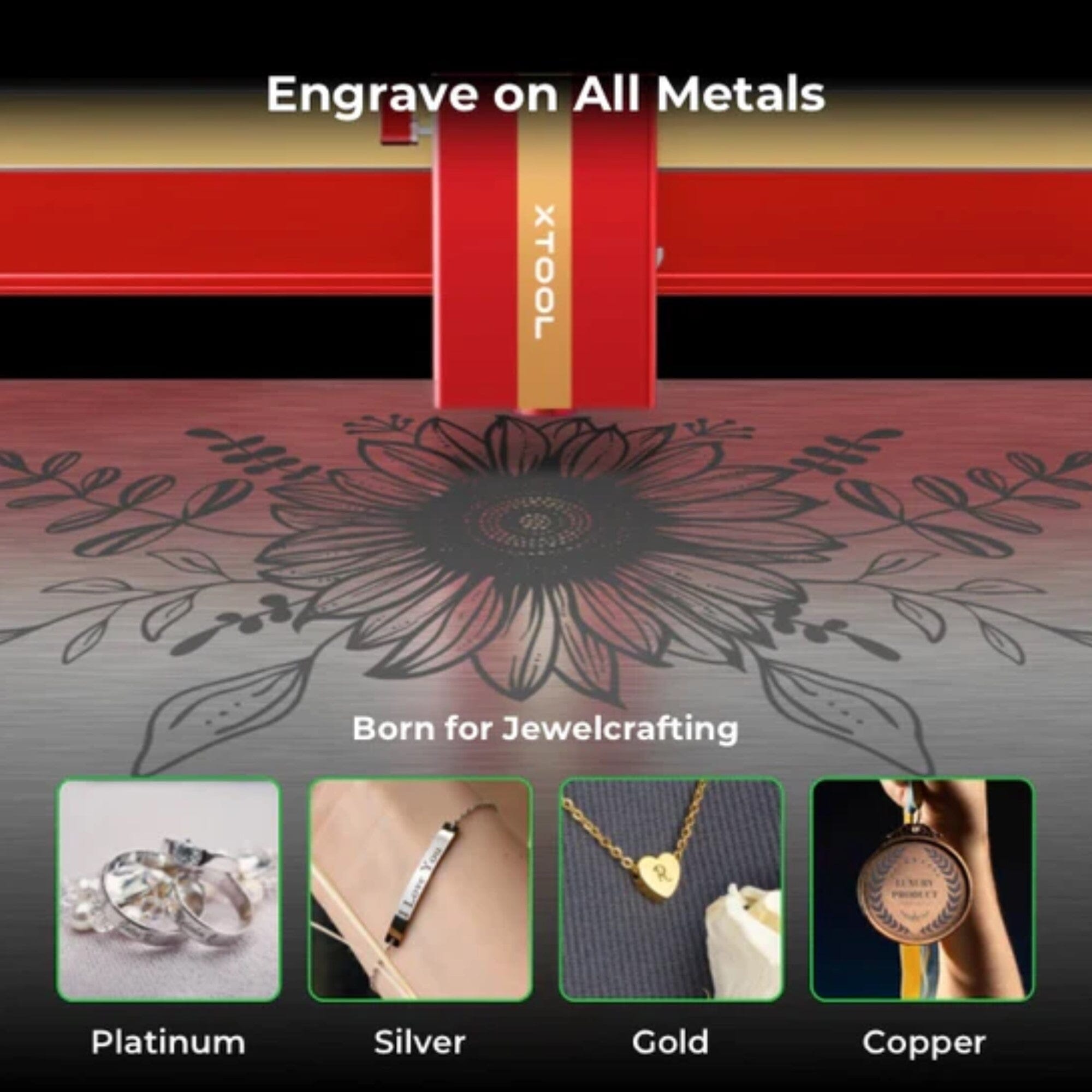 Does the xTool F1 Engrave Metal For Jewelry Making? 