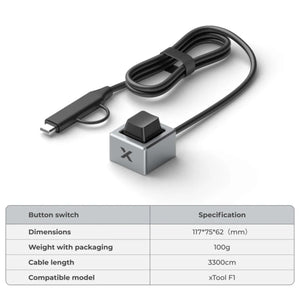 xTool F1 & F1 Ultra Button Switch Laser Engraver Accessories xTool 