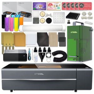 xTool P2S 55W CO2 Laser Cutter & F1 Portable Laser Engraver Bundle Laser Engraver xTool 