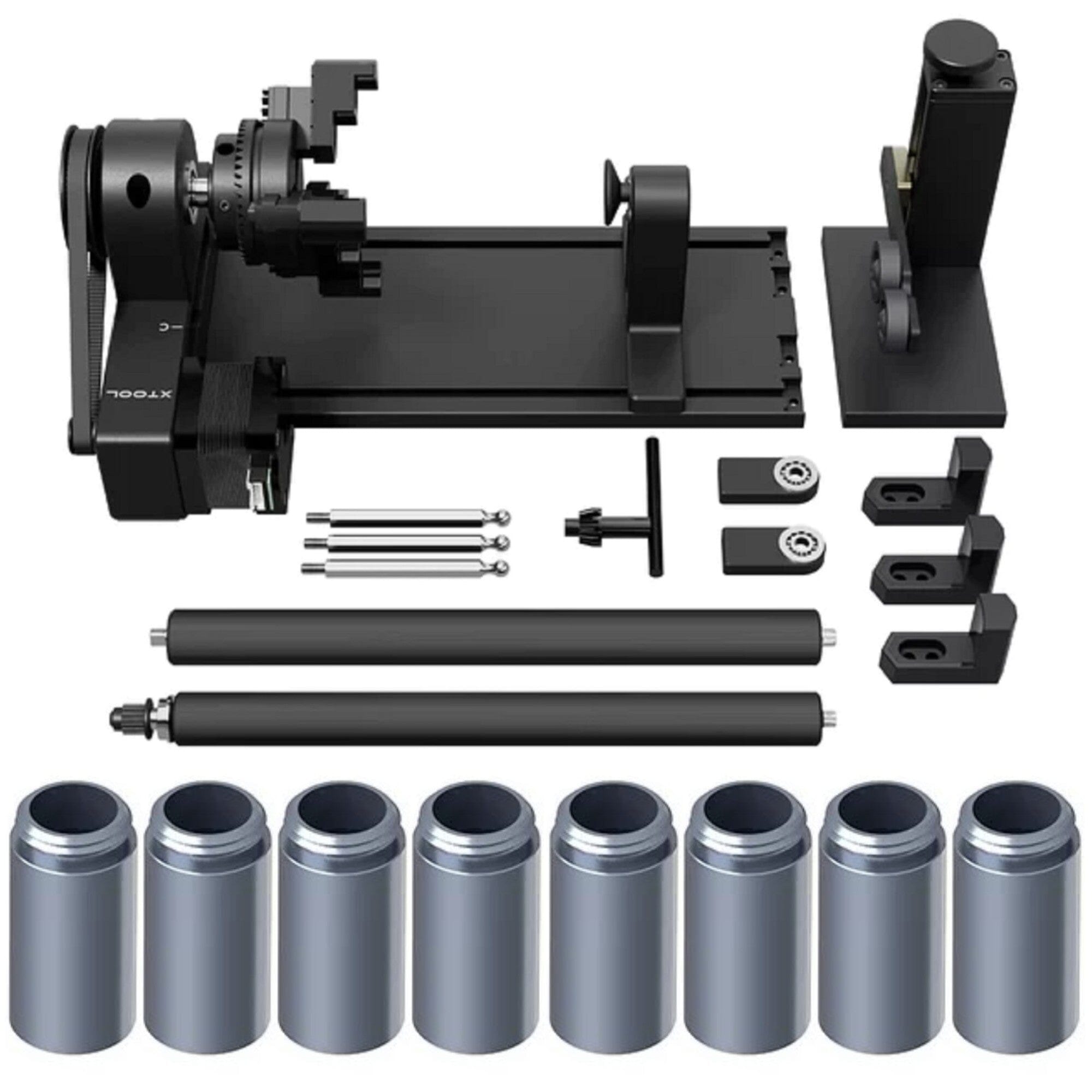 Makeblock xTool D1-5W + D1 Rotary Attachment + Raiser (2 sets 45mm) -  RobotShop