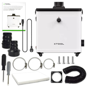 xTool S1 Laser Cutter & Engraver Bundle w/ IR Laser Engraving Kit & Filter - White Laser Engraver xTool 