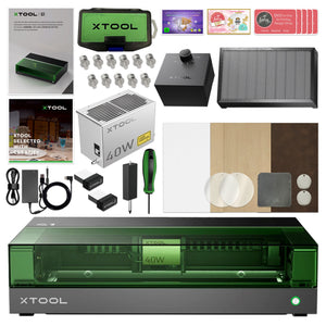 xTool S1 Laser Cutter & Engraver Machine with Deluxe Screen Printing Bundle Laser Engraver xTool 