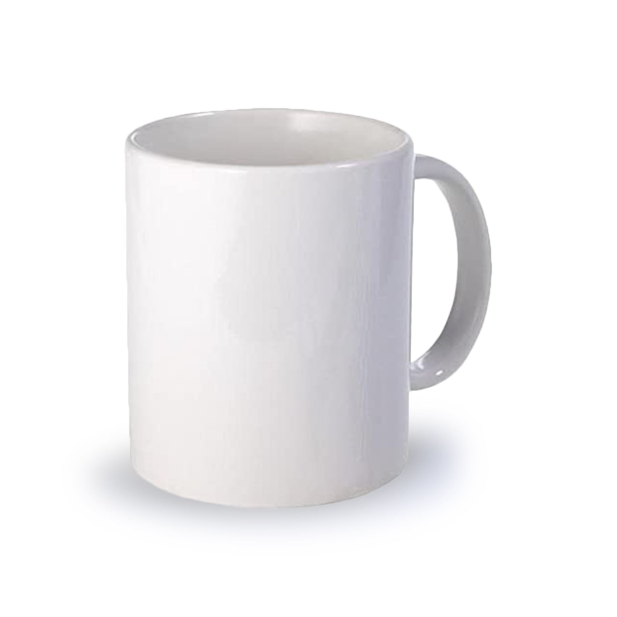 Rainbowtie Sublimation Mugssublimation Mugs Blank 11oz Sublimation Coffee Mugs, White Coated Ceramic Cup - Set of 12
