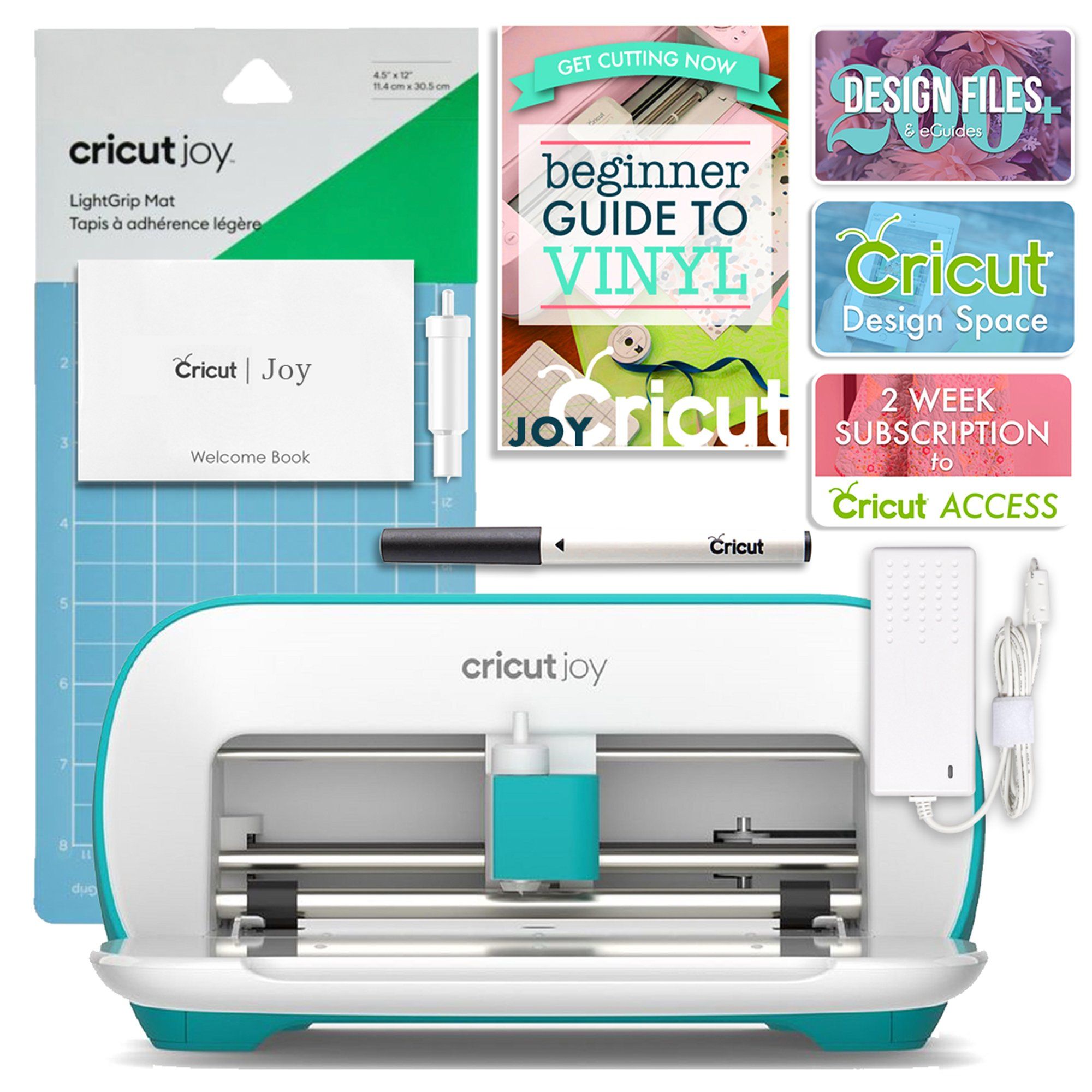 Cricut® Joy Die Cutting Machine, 4.5 x 6.5, Teal/White