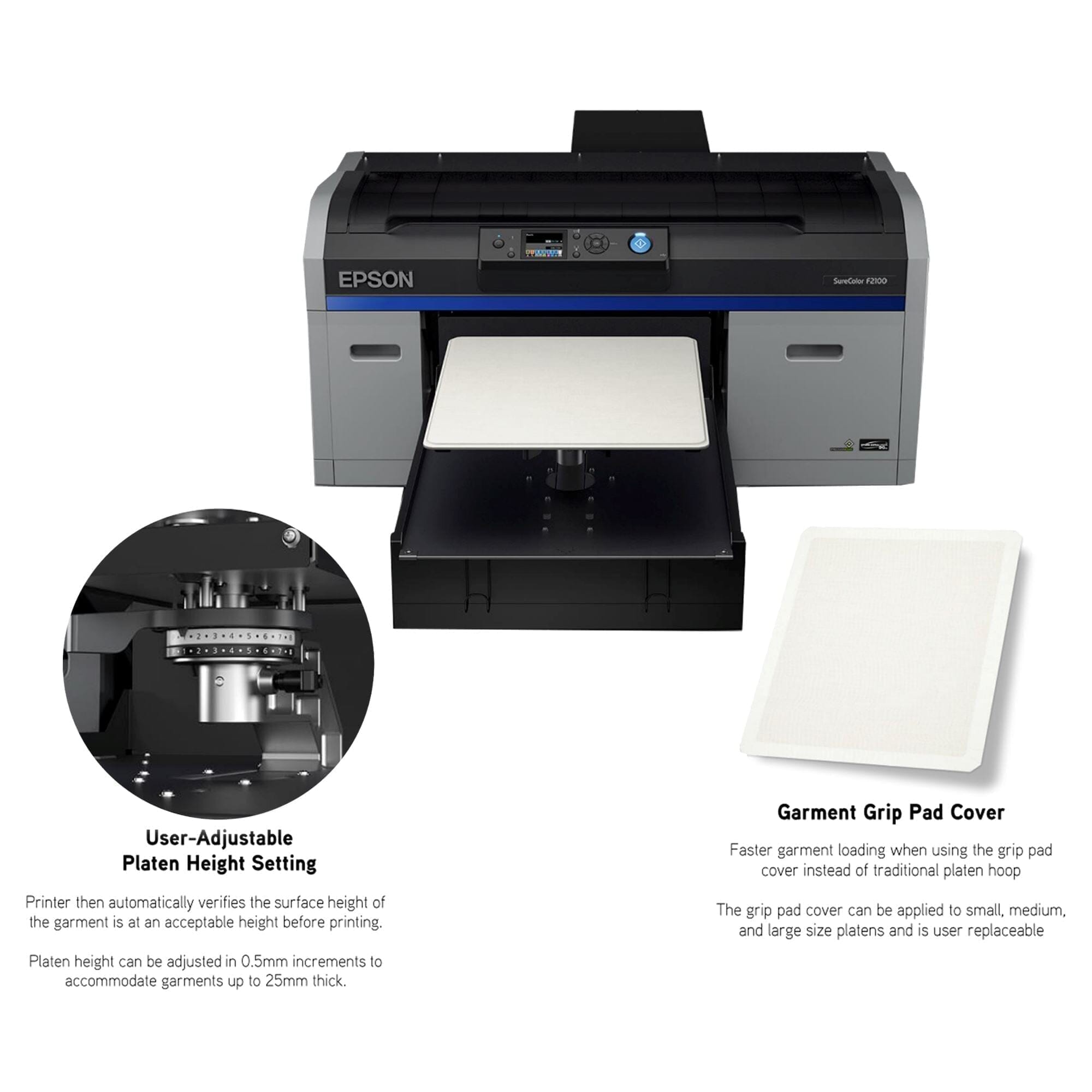 Epson SureColor F2100 Direct to Garment Printer – T-Shirt Printer – Buffalo  Imaging