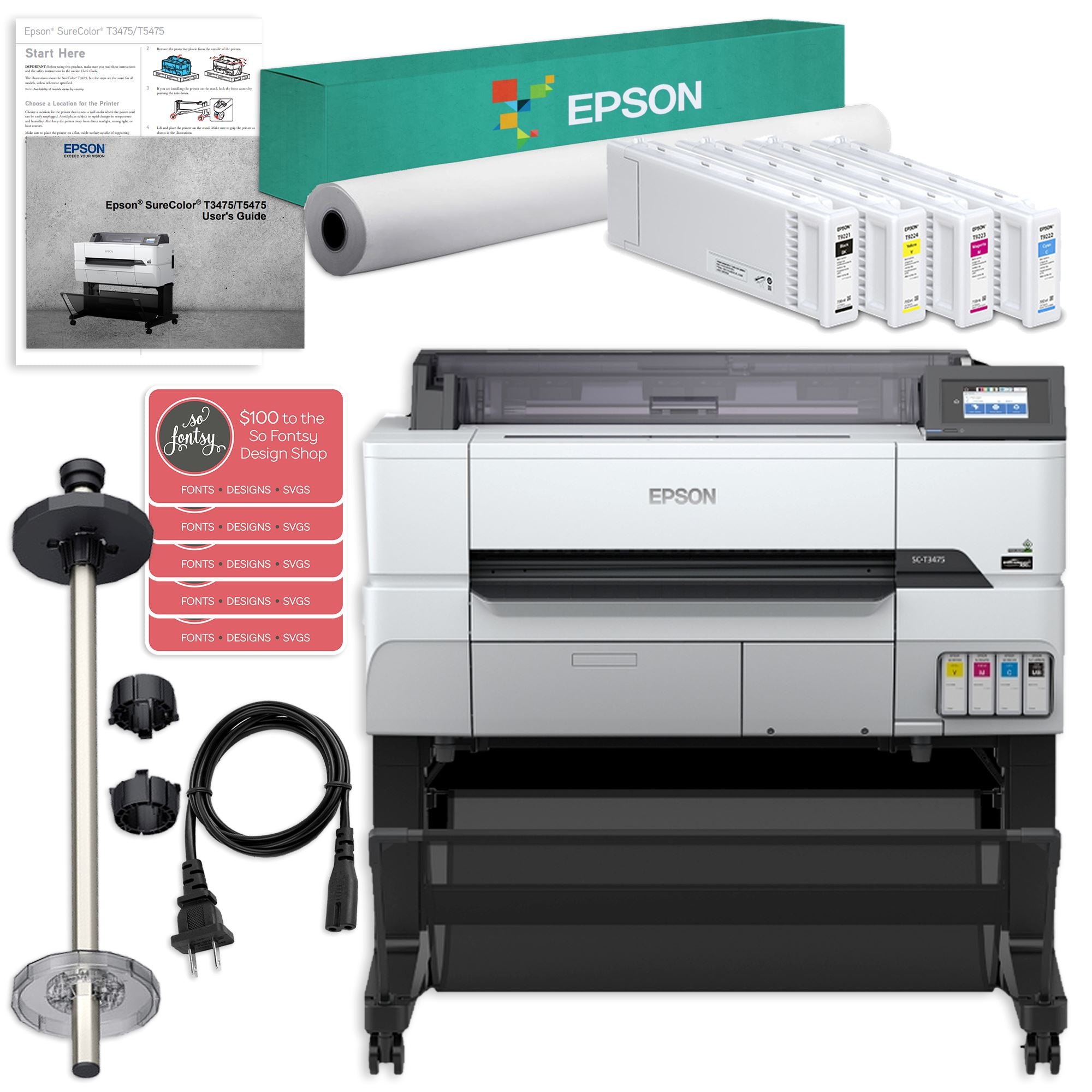 Epson SureColor SC-T3405 - avec Support - imprimante grand format