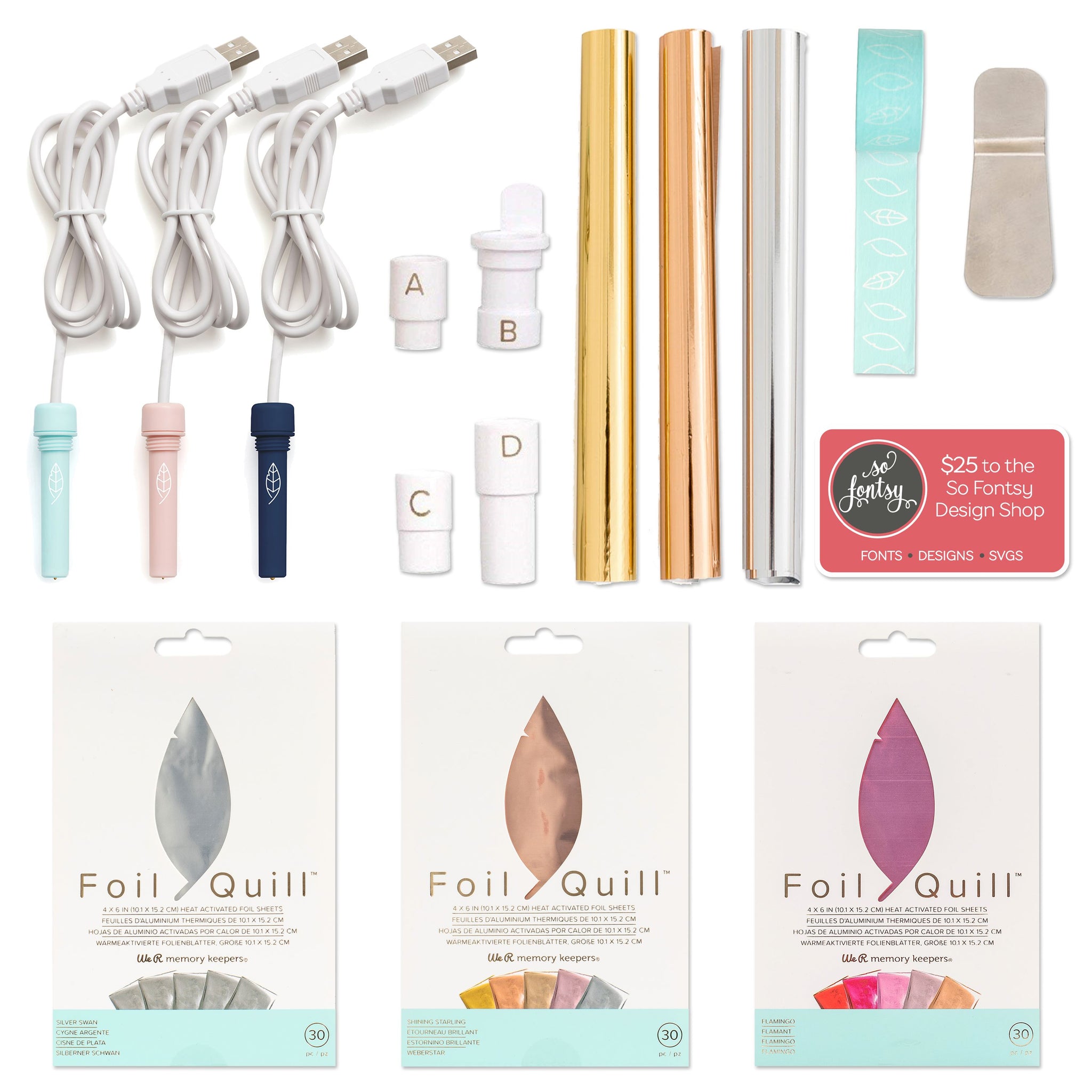Everyday Foil Quill Card Making Kit - We R Memory Keepers