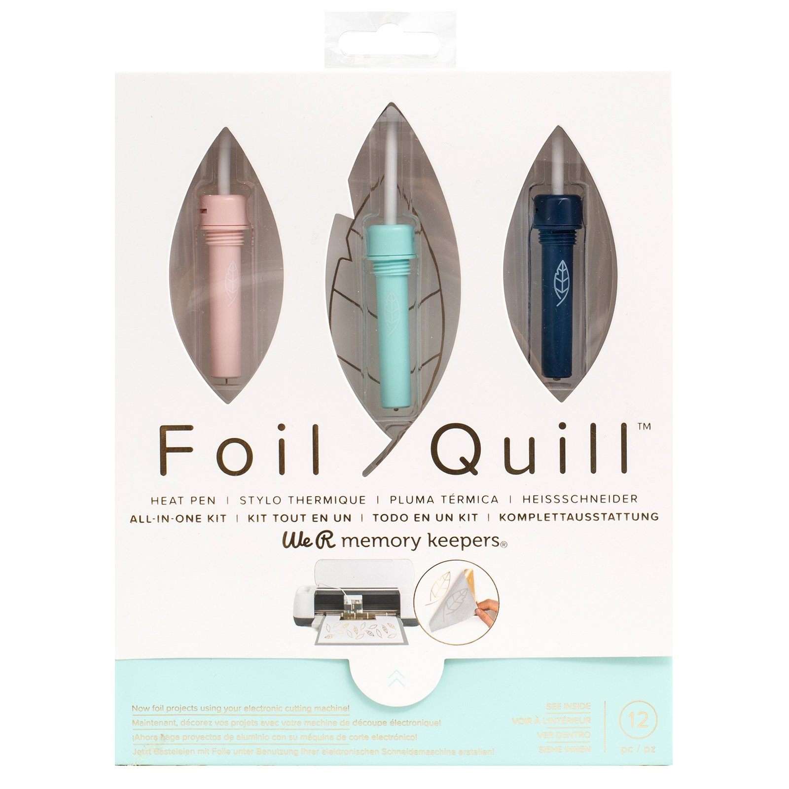 Foil Quill All-In-One Bundle, Magnetic Mat, 3 Foil Sets, 3 Quills,  Adapters, Design Card