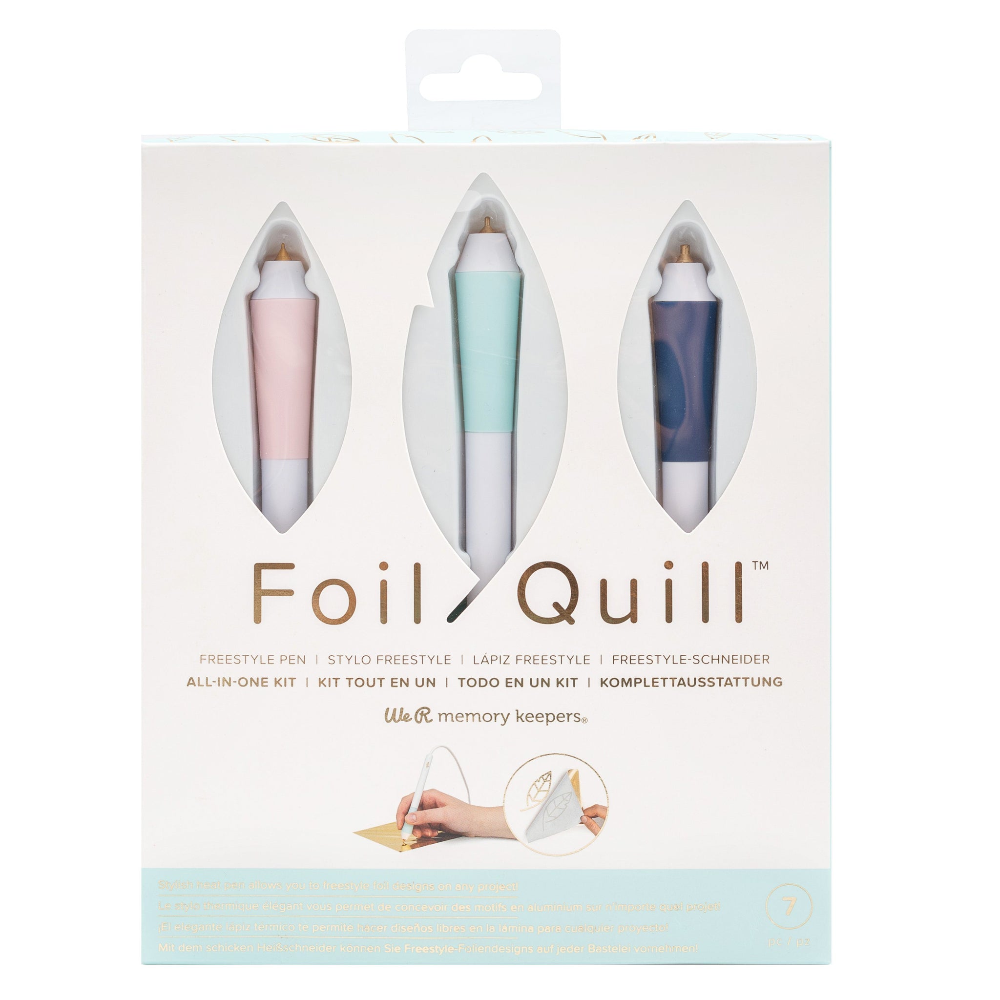 Foil Quill Freestyle Magnetic Mat Bundle 3 Hand Quills Foils Tape Design  Card