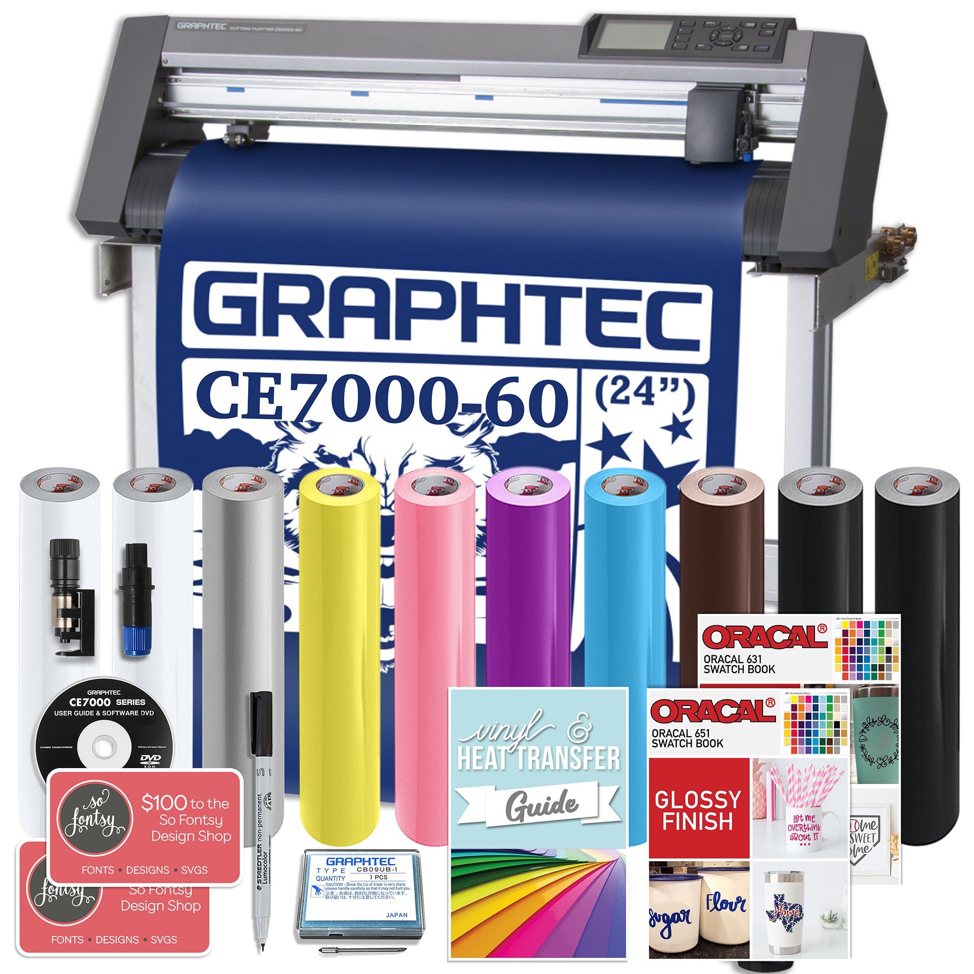 Graphtec FC9000-100 Vinyl Cutter - Master Silver Package