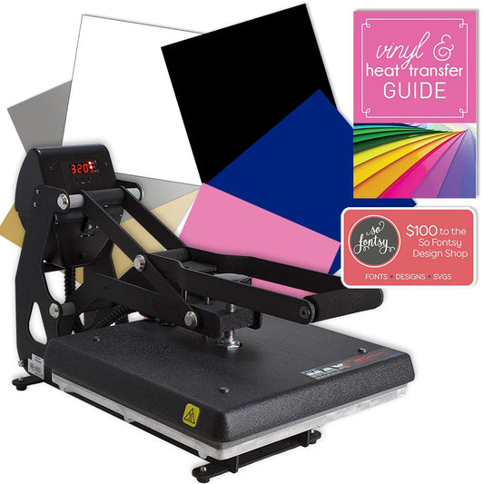 Hotronix MAXX 11"x15" Clam Heat Press Bundle - Swing Design