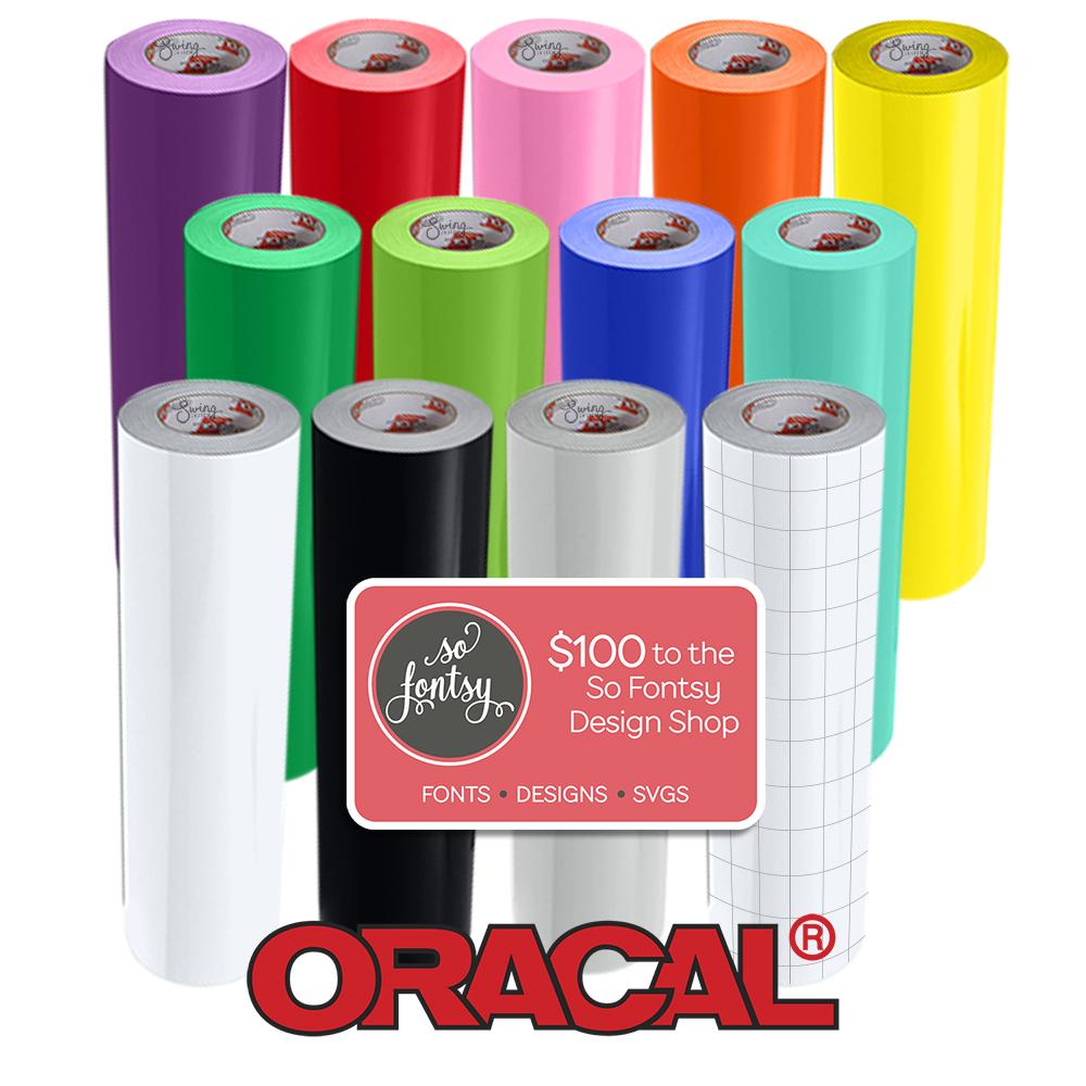 Oracal 651 Permanent Vinyl Decals Lettering Graphics Self-Adhesive 24 x 20  feet