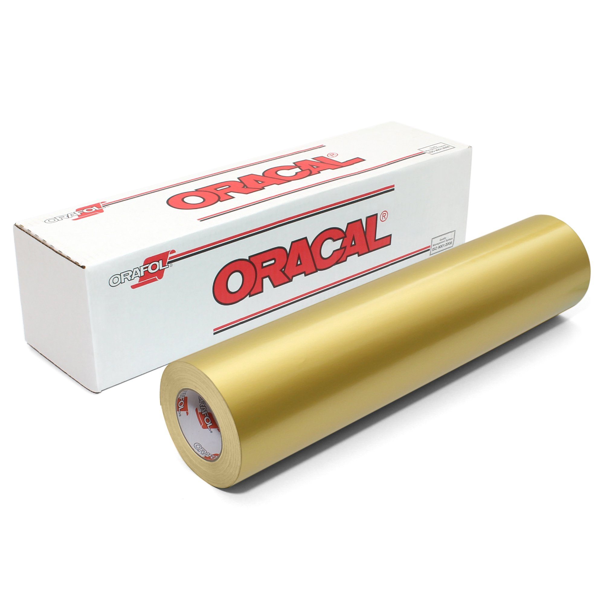  Oracal 651 Permanent Glossy Metallic Gold Adhesive Vinyl (12 x  25ft w/Detailer) : Arts, Crafts & Sewing