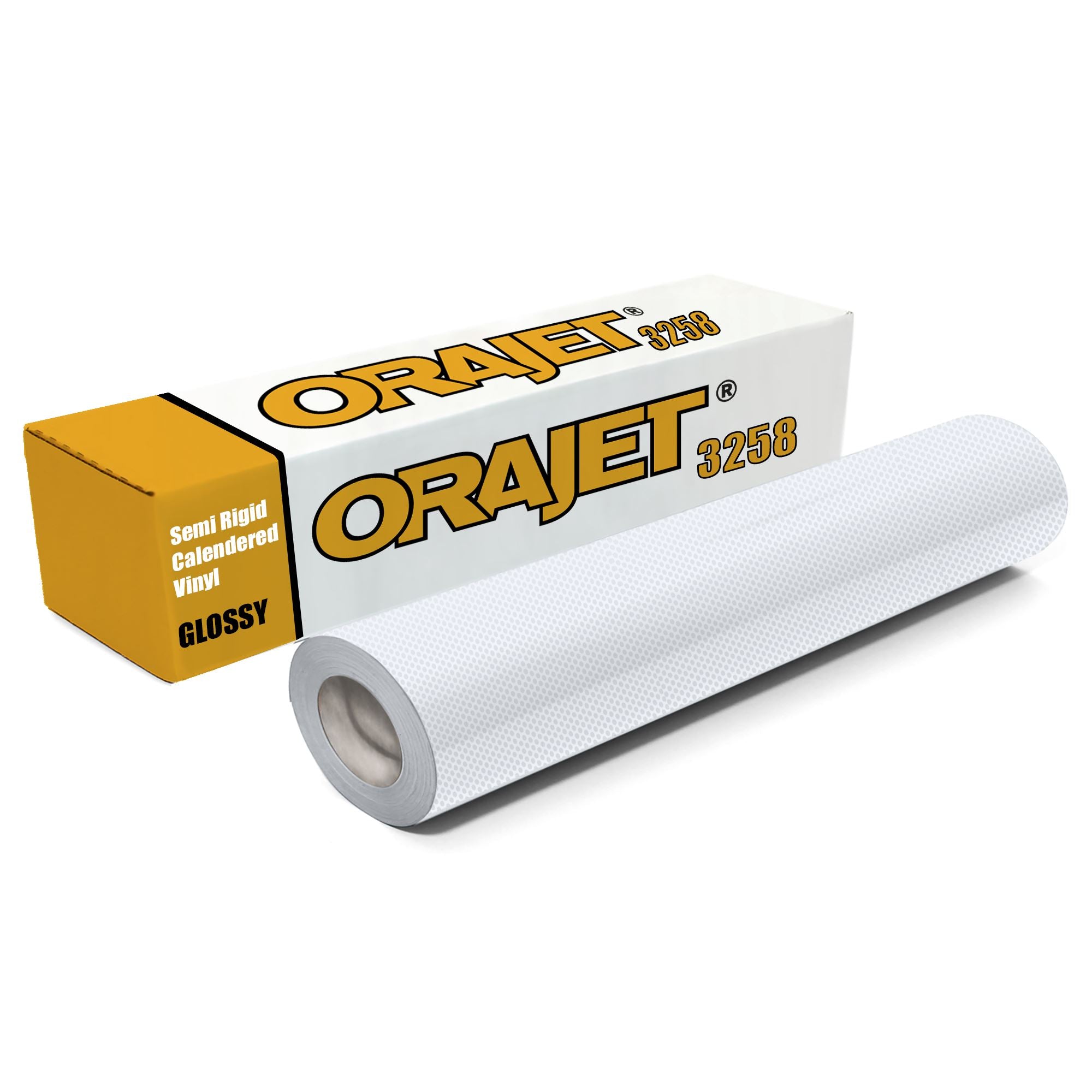 Oracal ORAJET 3258 Semi Rigid 6 Mil Printable Glossy Adhesive Vinyl - 30 x 100 ft