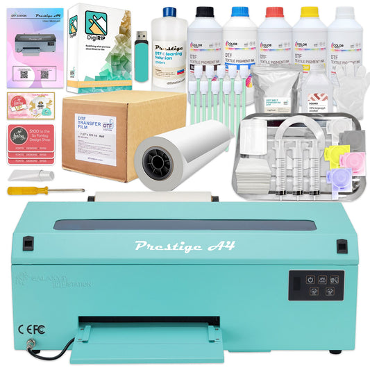 Prestige Direct To Film (DTF) A4 Roll Printer w/ Inks, Supplies DTF Bundles Prestige 