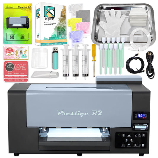 Prestige Direct To Film (DTF) R2 Roll Printer w/ Inline Roll Shaker & Oven Bundle DTF Bundles Prestige 