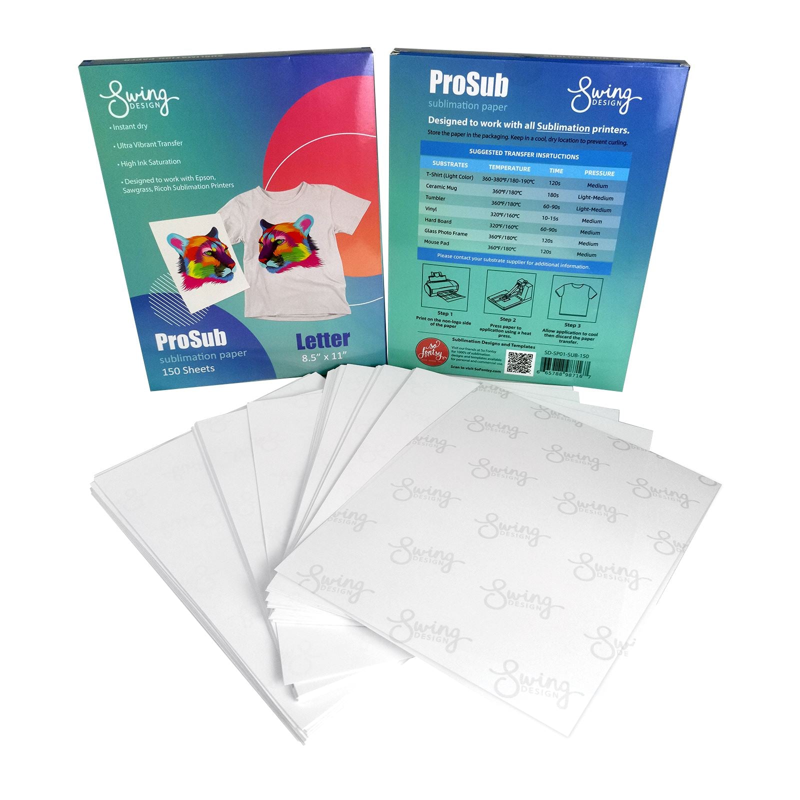 Image Right Ricoh Sublimation Printing Transfer Roll - 8.5 x 100