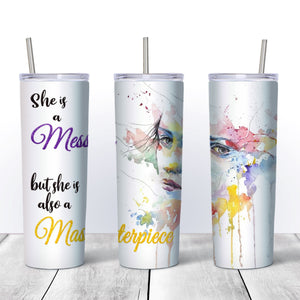 REFRUBISHED Swing Design 7-in-1 Tumbler Press 20oz/30oz - White Heat Press Swing Design 