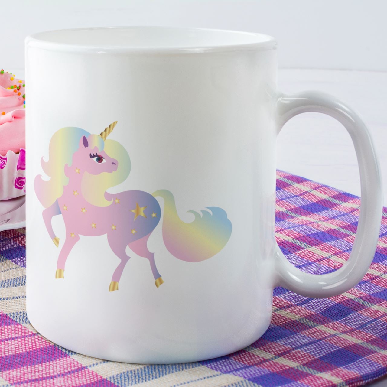 Swing Design Digital Coffee Mug & Cup Heat Press - Pink