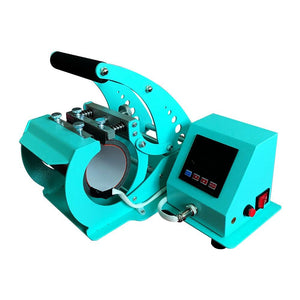 REFURBISHED Swing Design Digital Coffee Mug & Cup Heat Press - Turquoise Heat Press Swing Design 