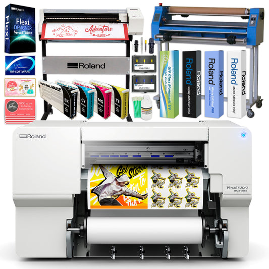 Roland BN2-20A Desktop 20" Eco-Solvent Printer & Cutter Production Bundle Eco Printers Roland 