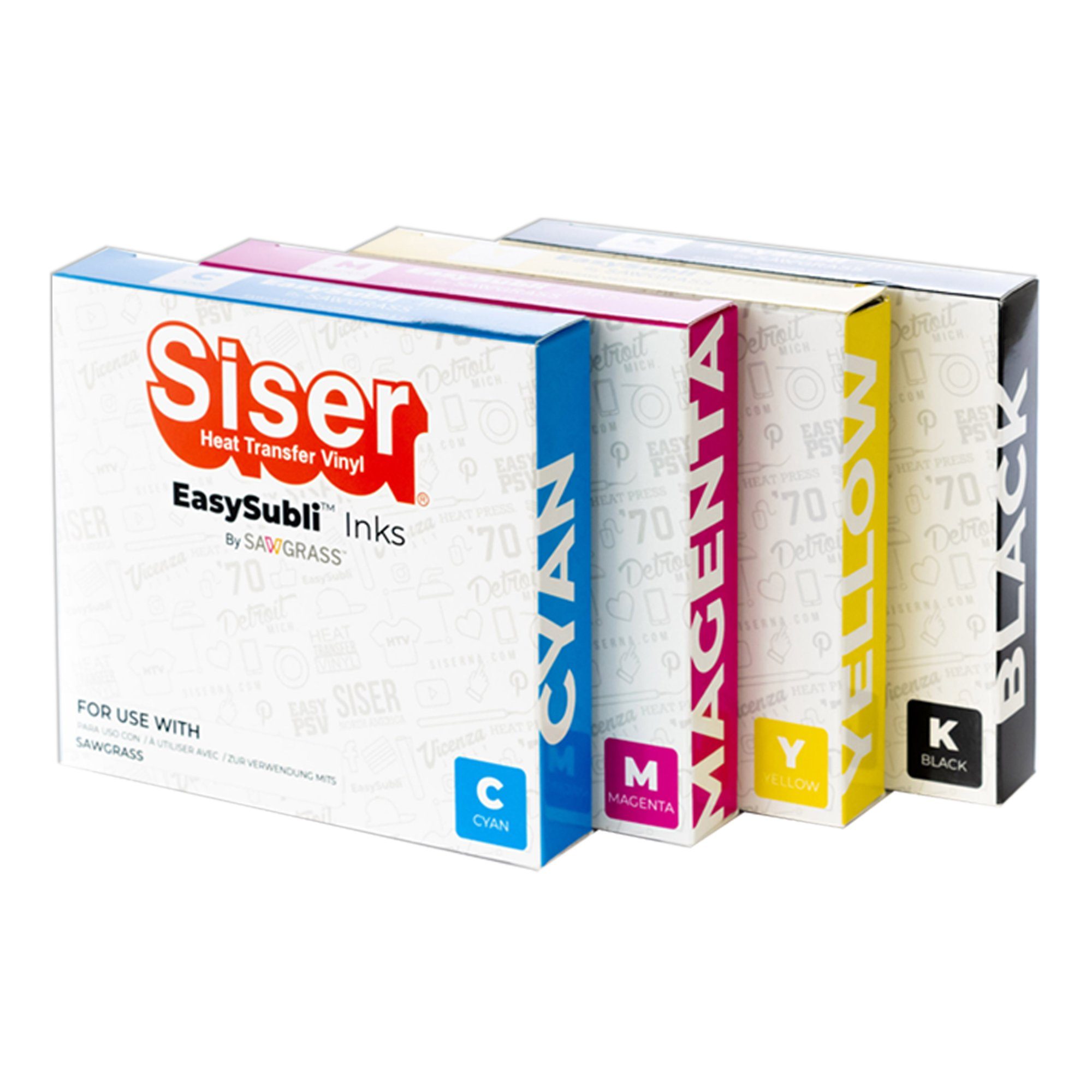 Siser EasySubli UHD ink cartridges for Sawgrass SG500 & SG1000