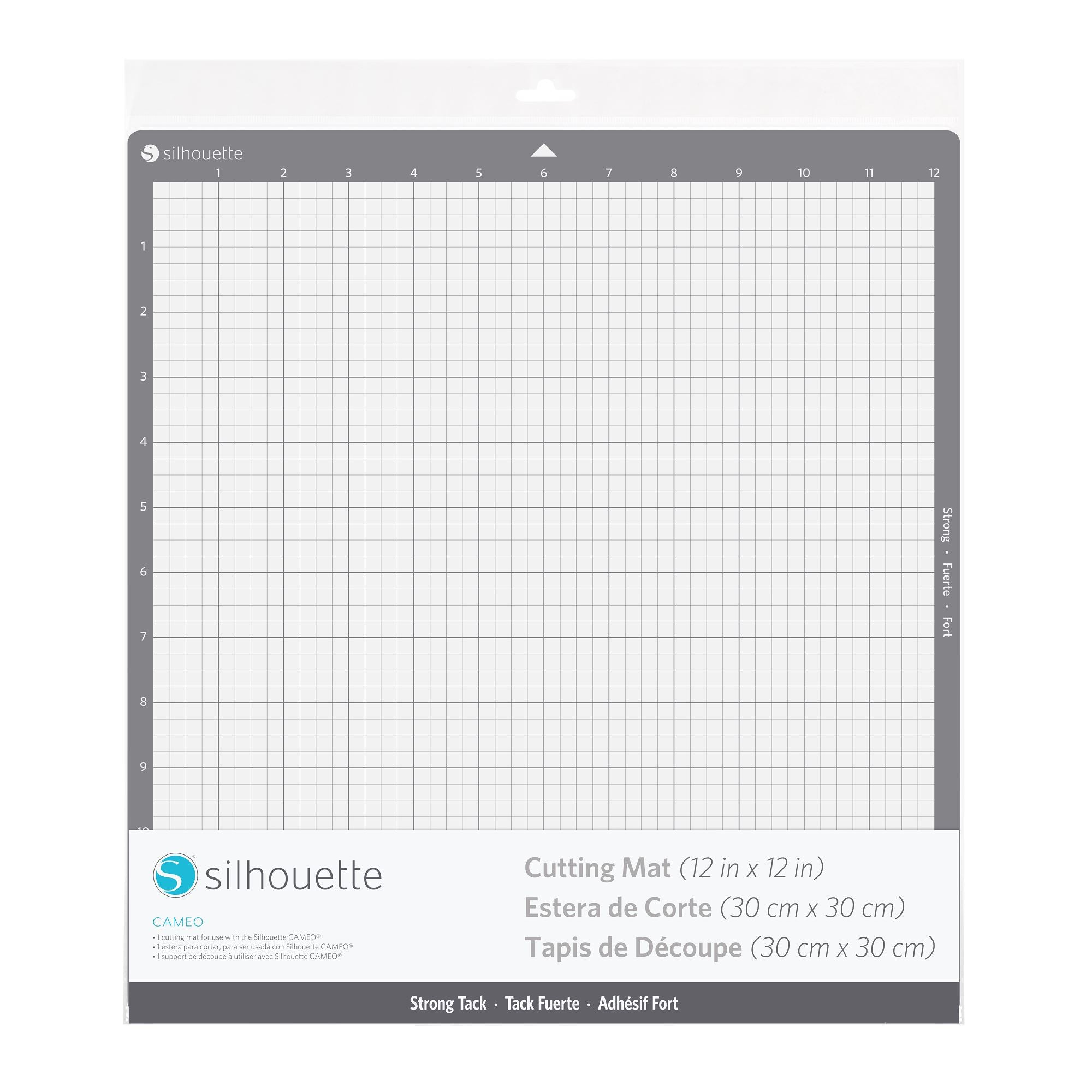 Ecraft Cutting Mat for Silhouette Cameo 3/2/1: 12X12inch Include one  StrongGrip&Three StandardGrip&One LightGrip Cutting Mat Perfect for Silhouette  Cameo Replacement for Crafts Sewing and All Arts Multicolor for Cameo 12X12  (5 pack) Variety
