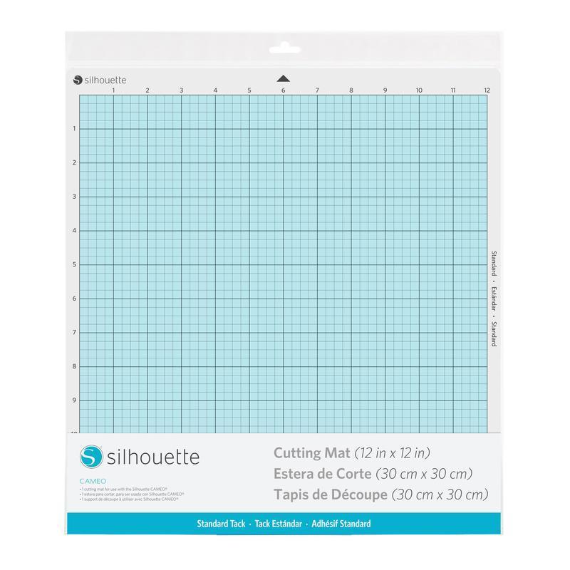 Silhouette Cameo Cricut Explore Cutting Mat, 12x12 Inch, 5PCS, Transparent  Adhesive, Measuring Grid 