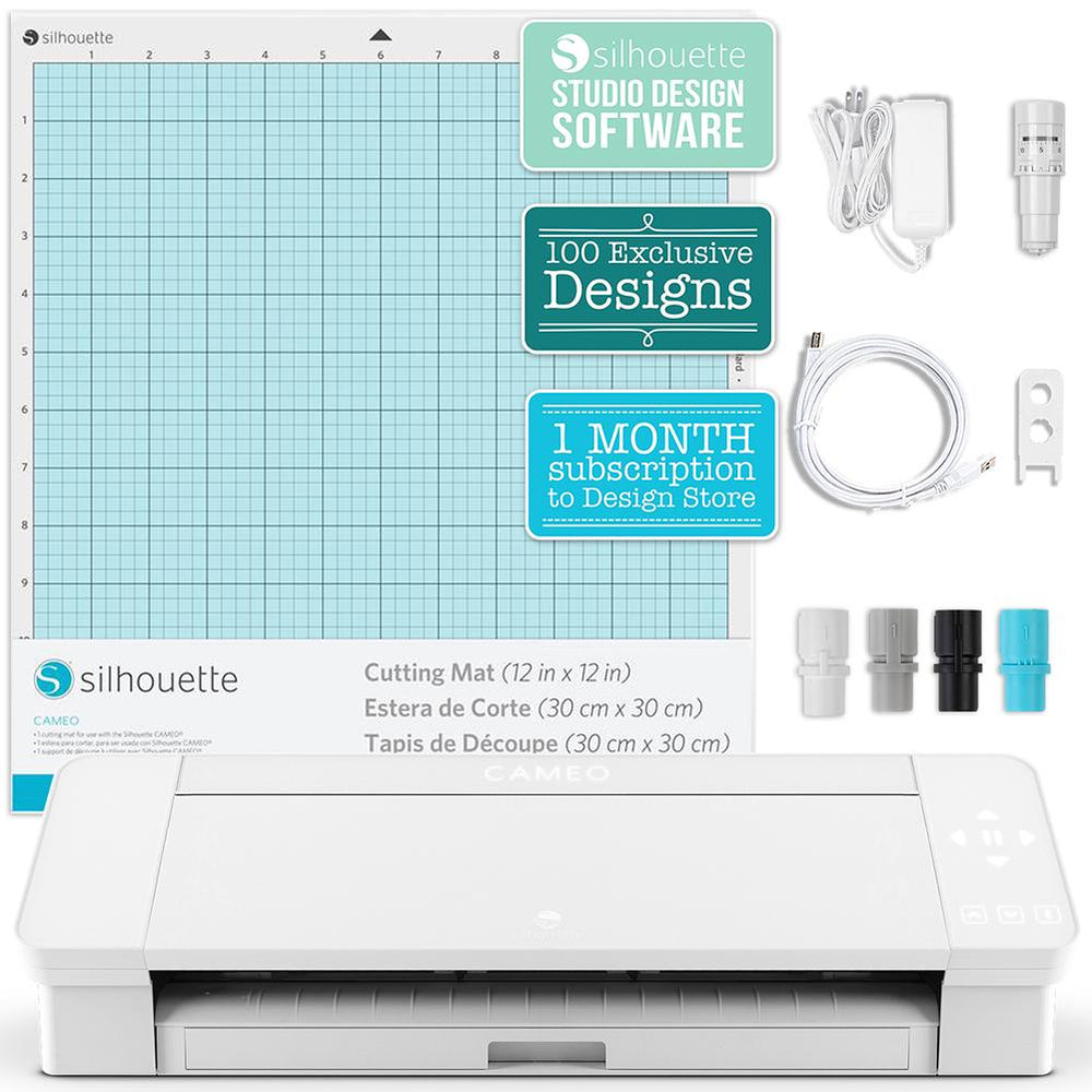 Silhouette Cameo 4 White Electronic Cutter | Swing Design