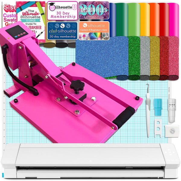 Silhouette Cameo 5 Deluxe Bundle with HPN Craft Pro Heat Press