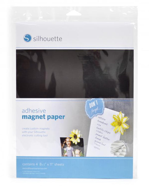 Silhouette Magnet Paper - Adhesive