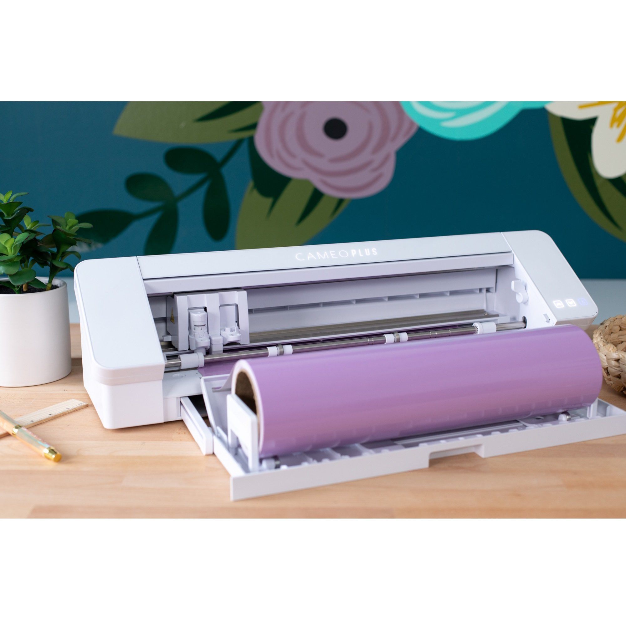 Silhouette Cameo 4 PLUS 15 with 38 Sheets Oracal Vinyl, HTV, Pens, Guides  