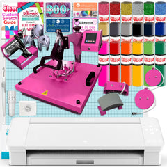 Silhouette Cameo 4 w/ Best 8-in-1 Heat Press | Swing Design