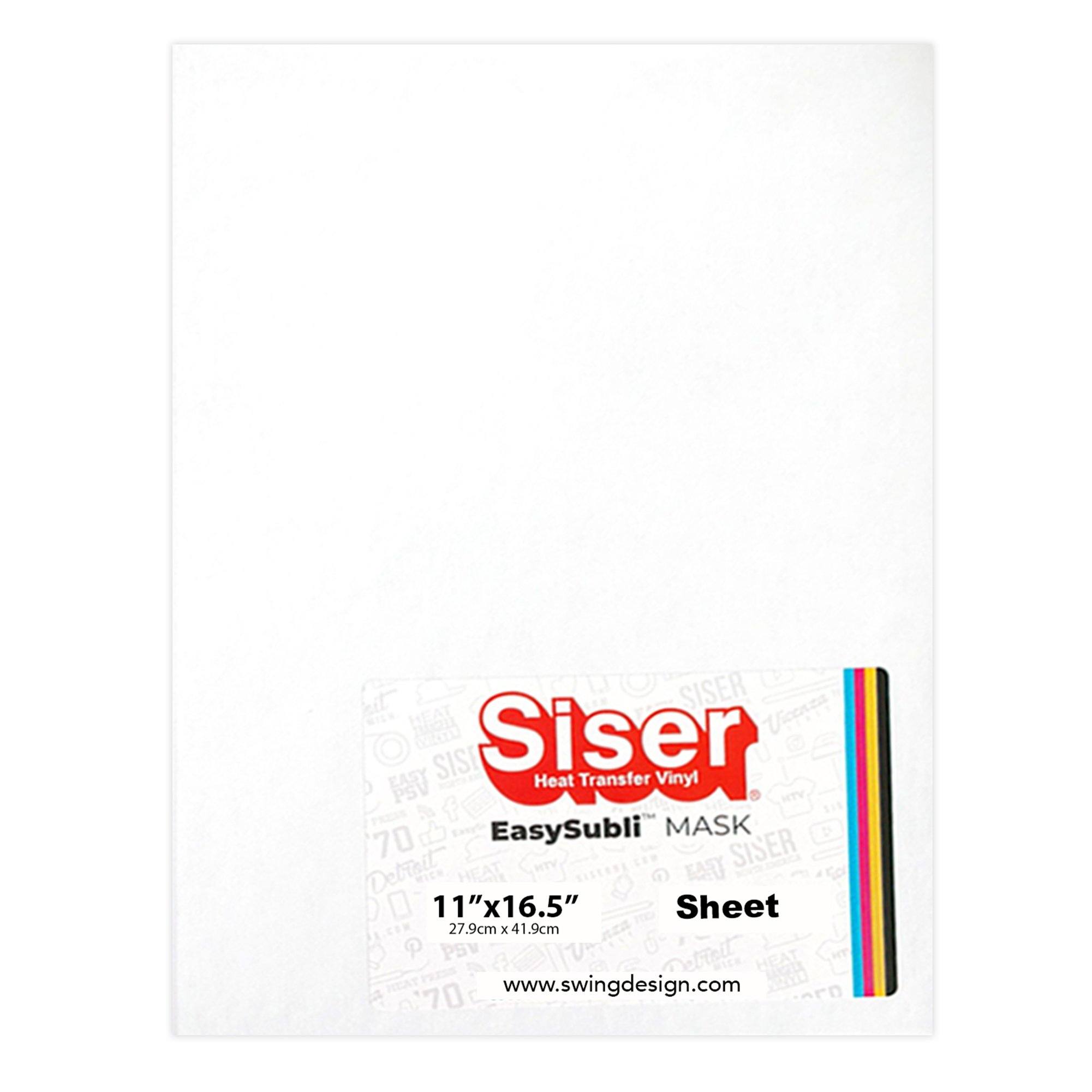 Siser EasySubli Heat Transfer Vinyl Sheets