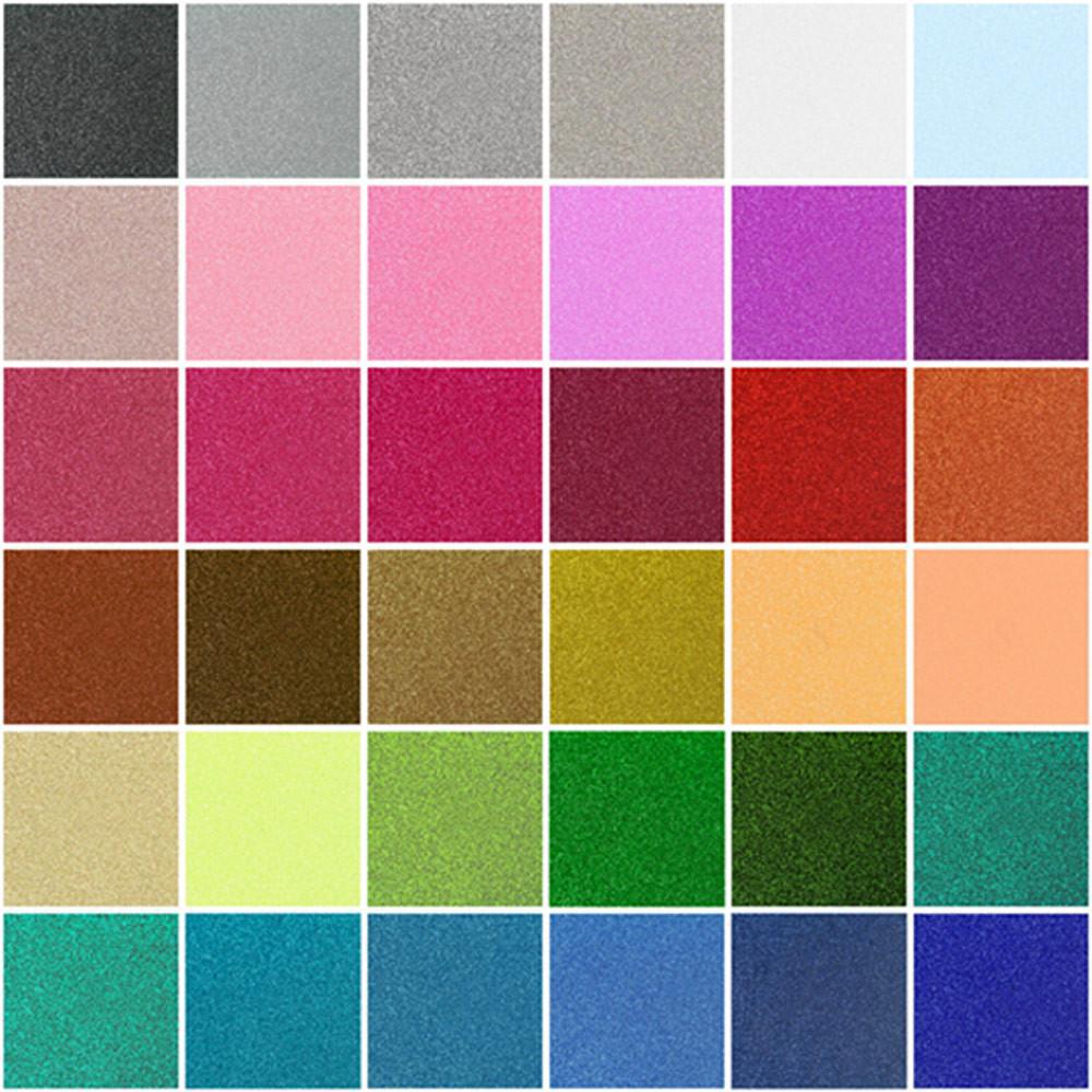 Various Colors Available Cheap Htv Glitter Iron on Heat Transfer
