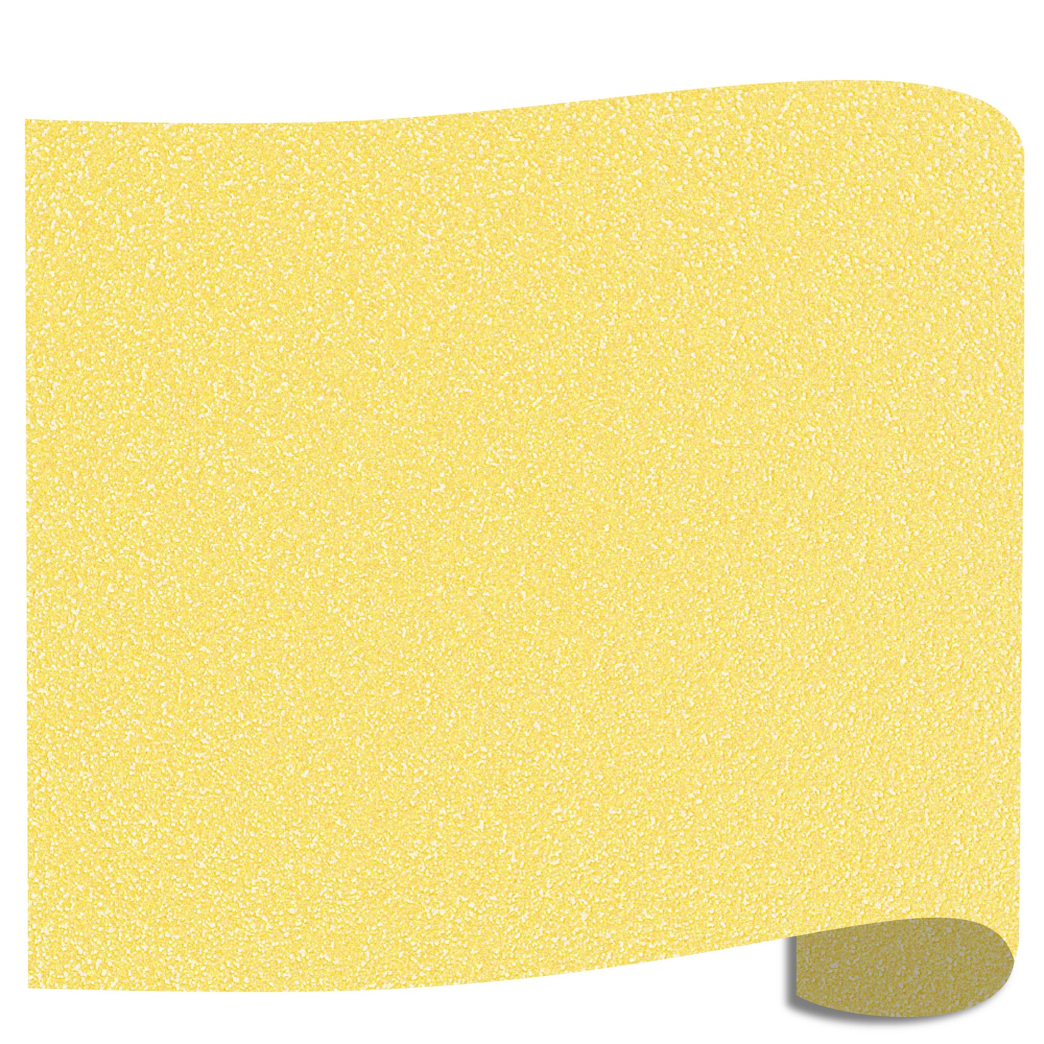 Siser Glitter - Lemon Sugar - 20 x 12 sheet