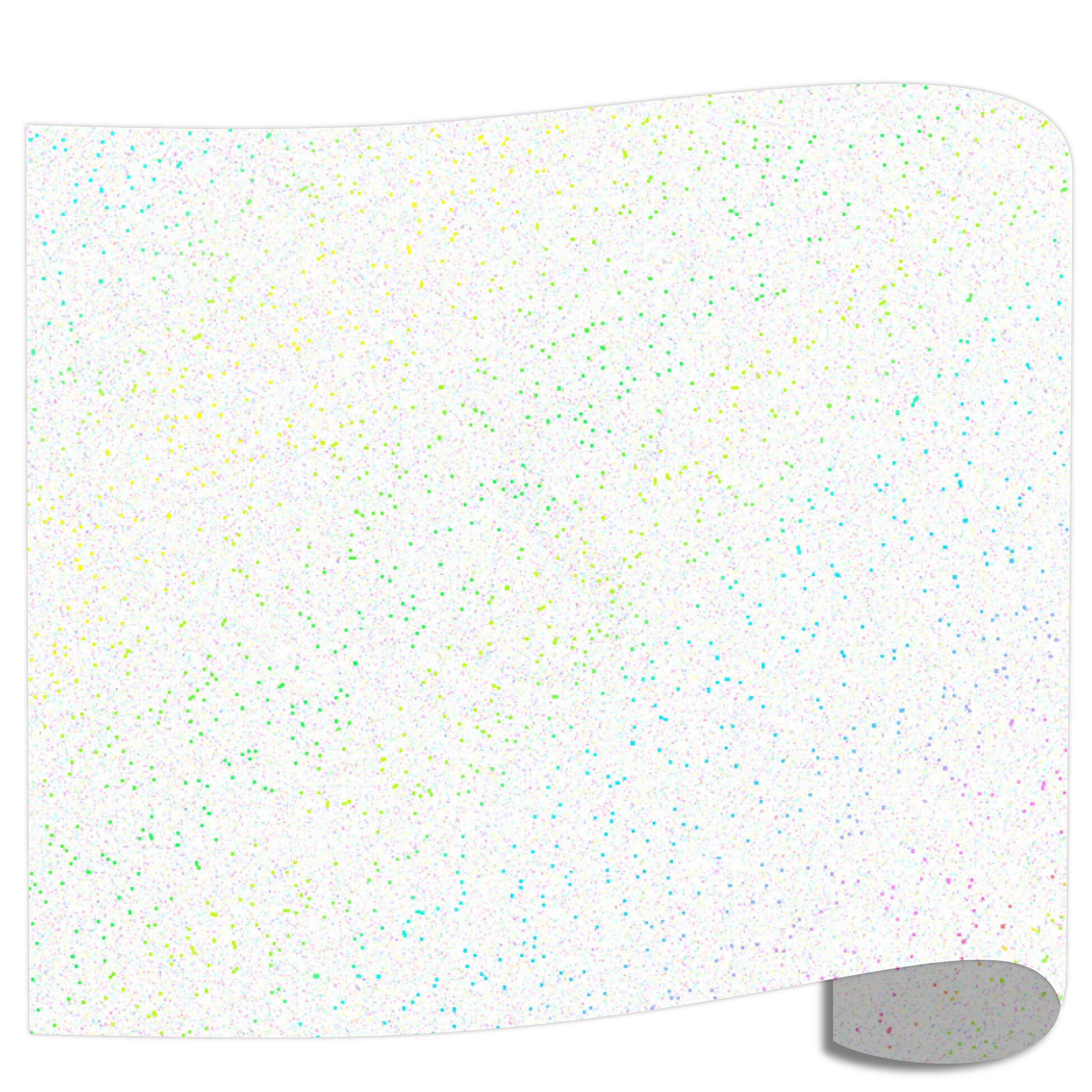 FANSGUAR Rainbow White Glitter HTV Heat Transfer Vinyl Bundle 8  Sheets-12x12 Iron on for DIY Shirts Gifts : Arts, Crafts & Sewing