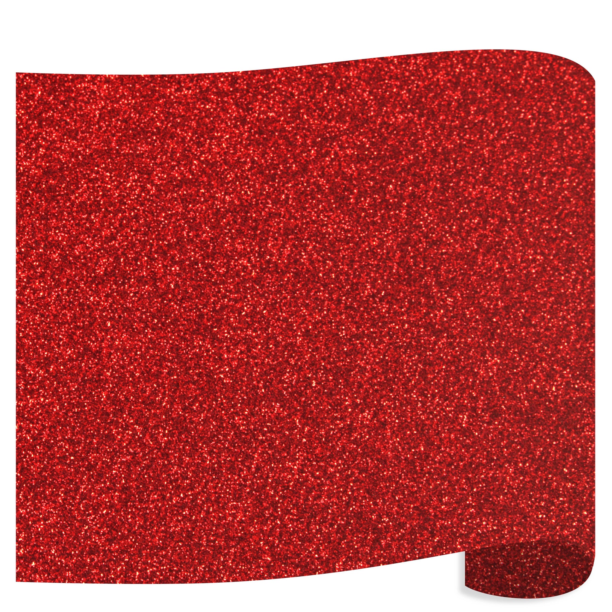 Red Glitter HTV 12” x 19.5” Sheet - Heat Transfer Vinyl