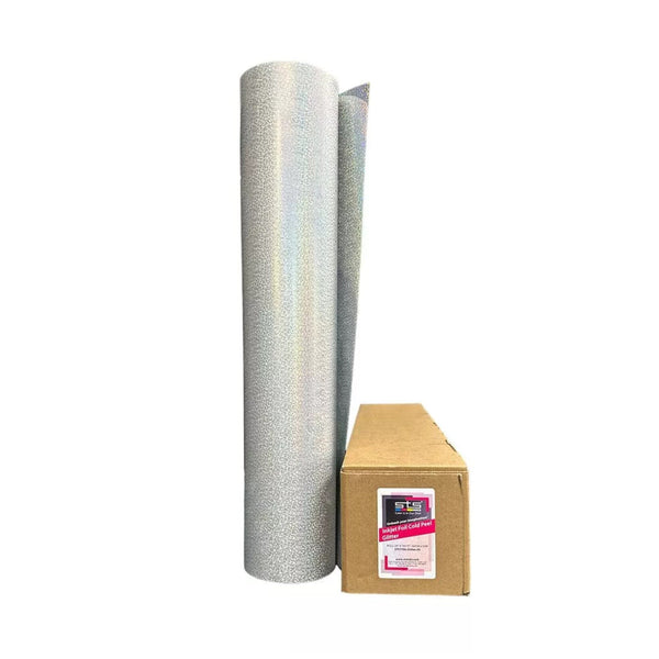 DTF Glitter Film Roll 12 x 65' Feet (20m) - Cold Peel (Regular Glitter)