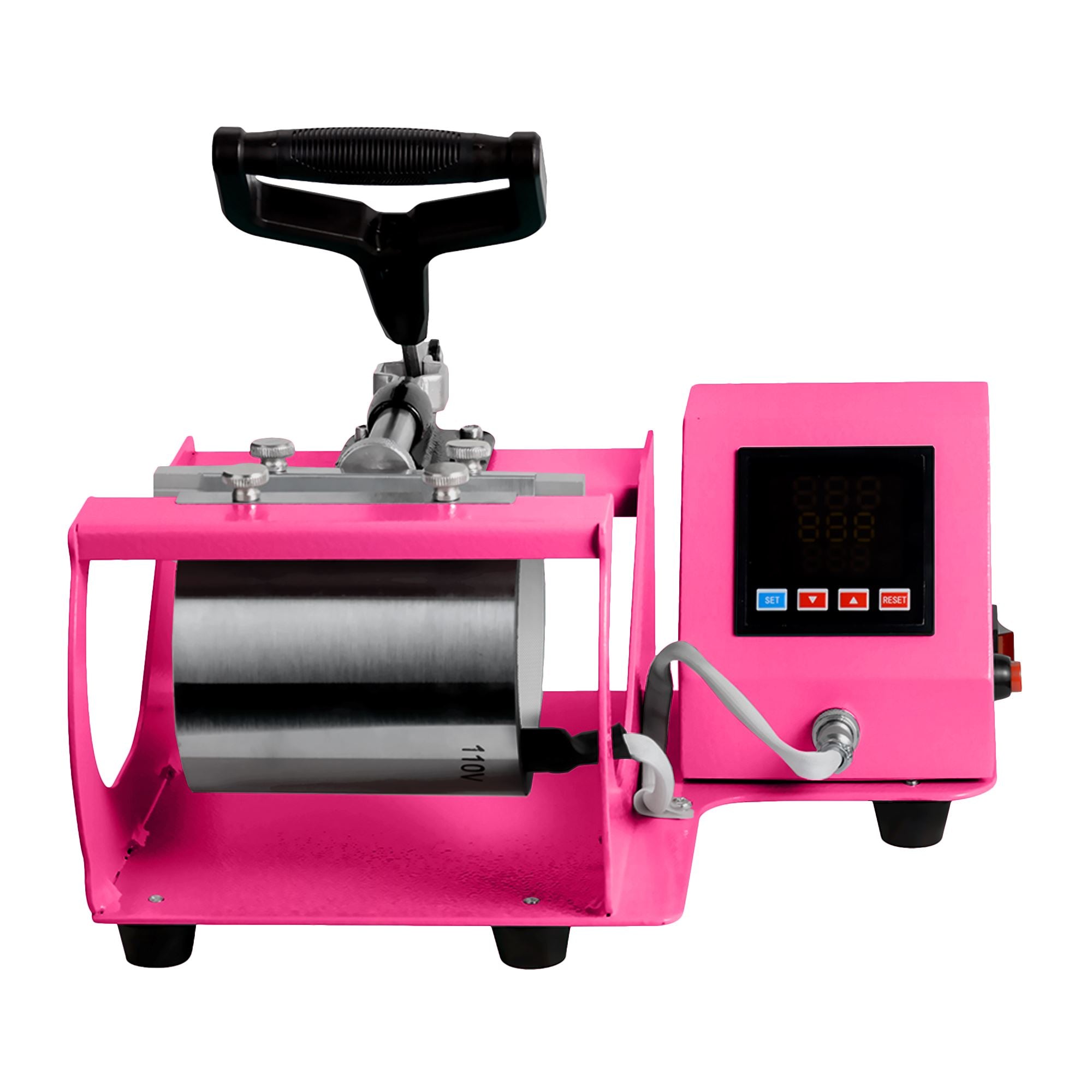 Mocaru Mug Heat Press, Mini Pink Heat Press Machine for