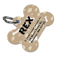Blank Dog Tags - 10pcs Double Sided Sublimation Dog Tags Blanks Bone Shape  Pet Tags for Cats, Dogs, DIY Crafts, Key Chains, Engraving, Embossing (1.97