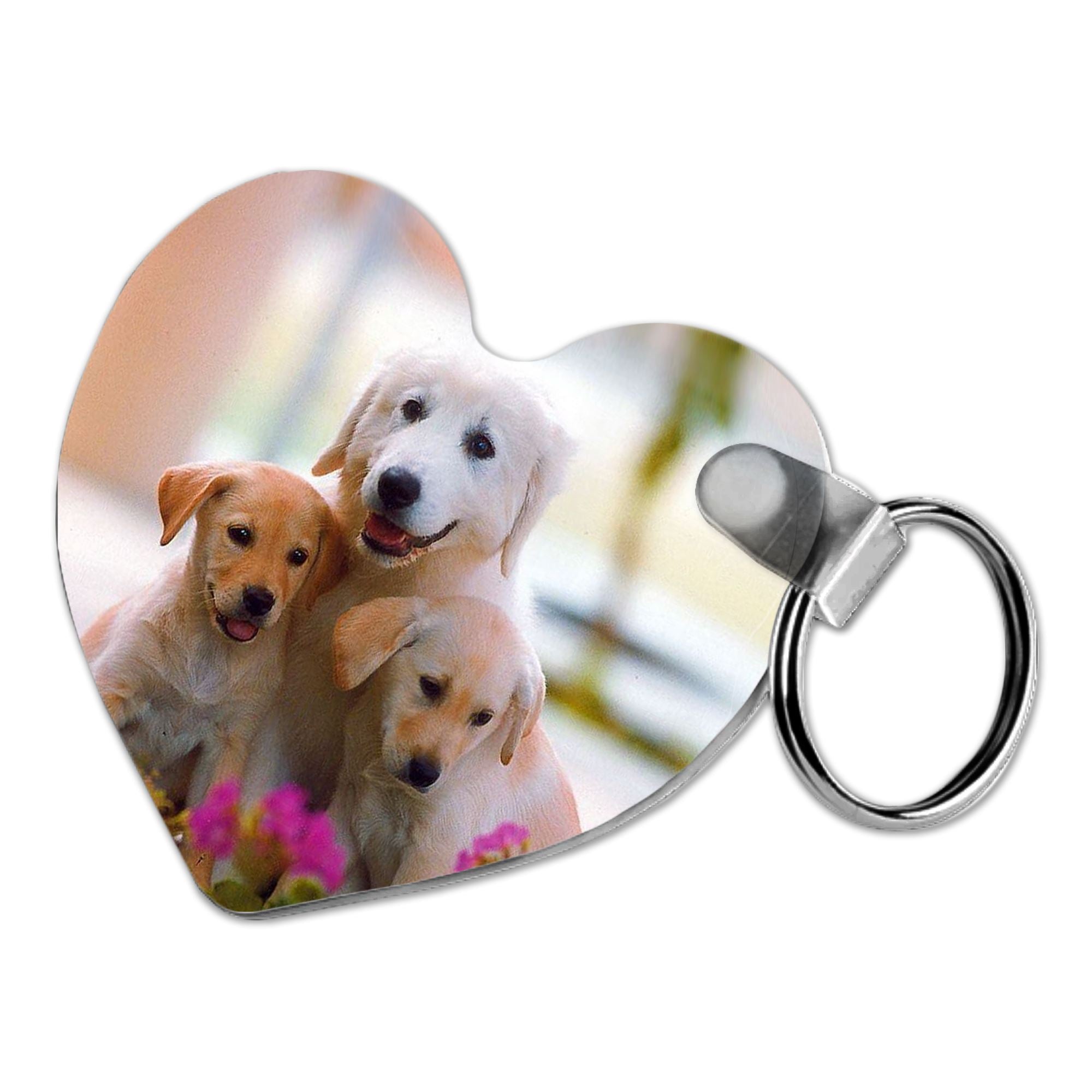 Double Sided Heat Transfer Sublimation Keychains 5 Styles For